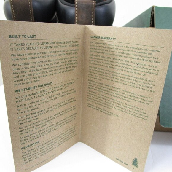 Danner Mens Brown Leather Steel Yard Waterproof Outdoor Work Boots Size 11 - Picture 8 of 10